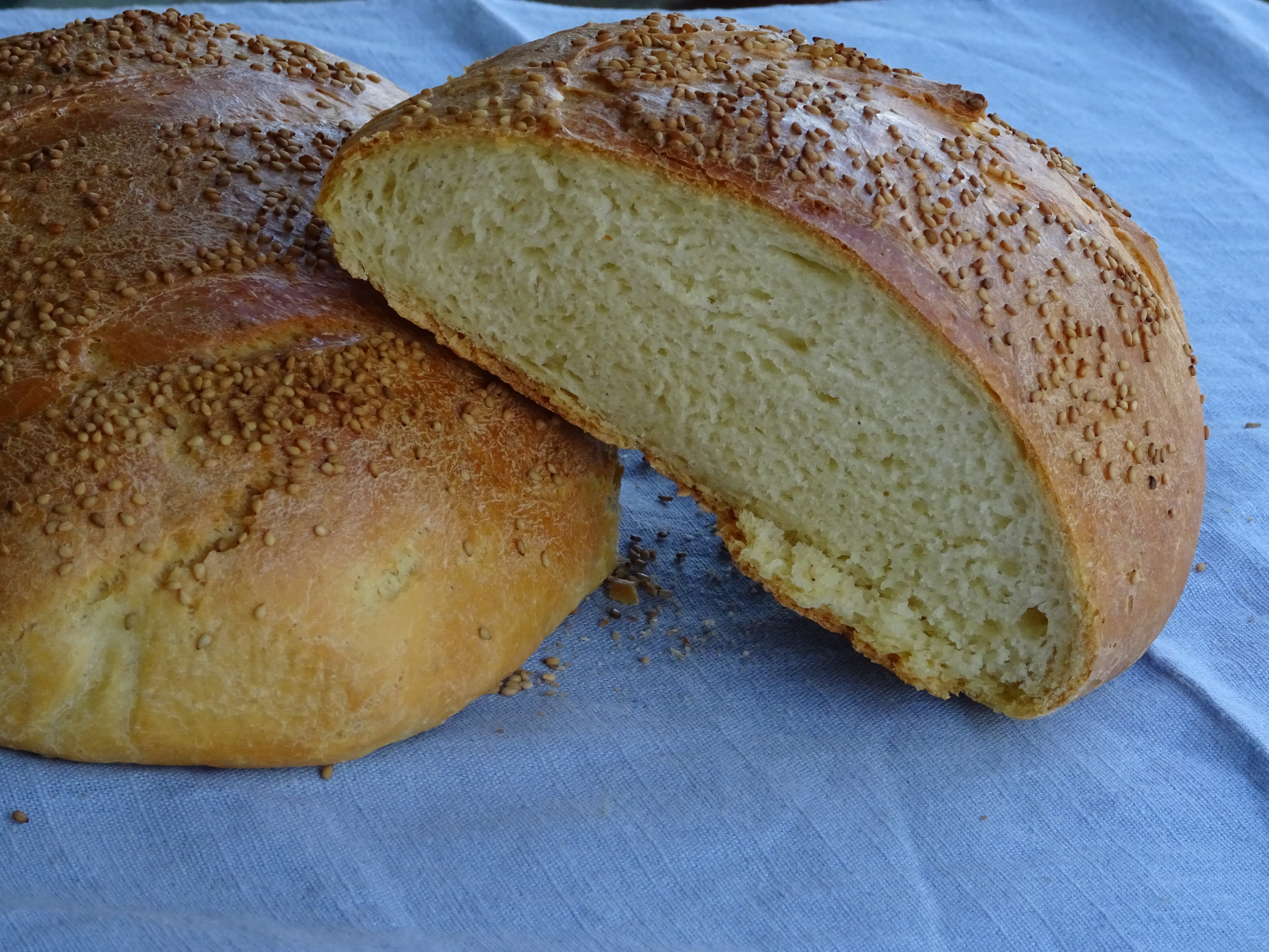Ψωμί με υγρό προζύμι