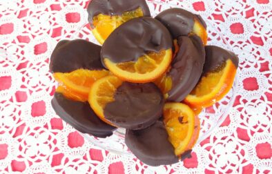 Πορτοκάλια με επικάλυψη σοκολάτας