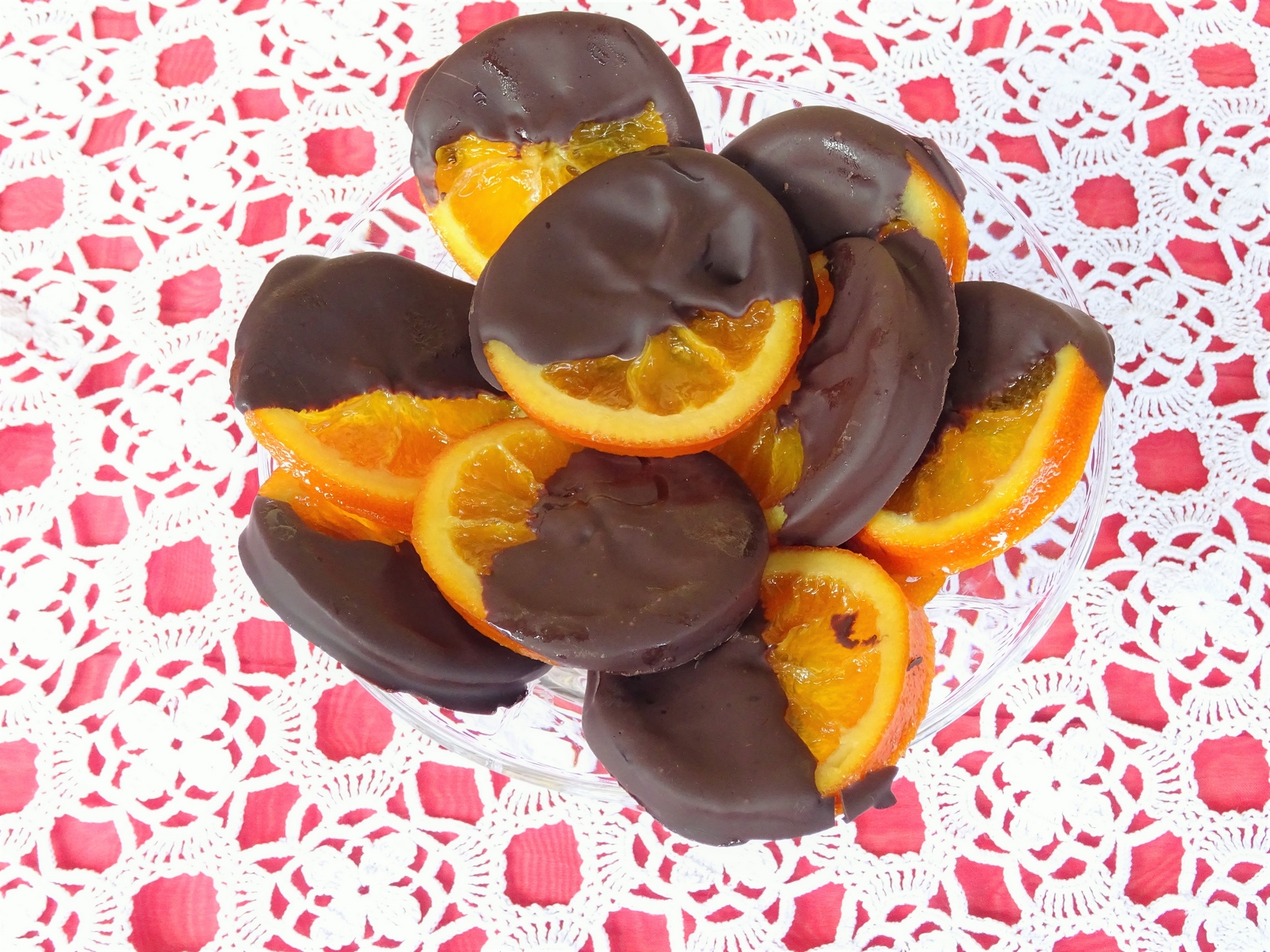 Πορτοκάλια με επικάλυψη σοκολάτας