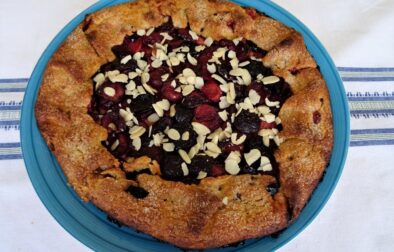 Galette με κεράσια και ανθότυρο